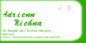 adrienn michna business card